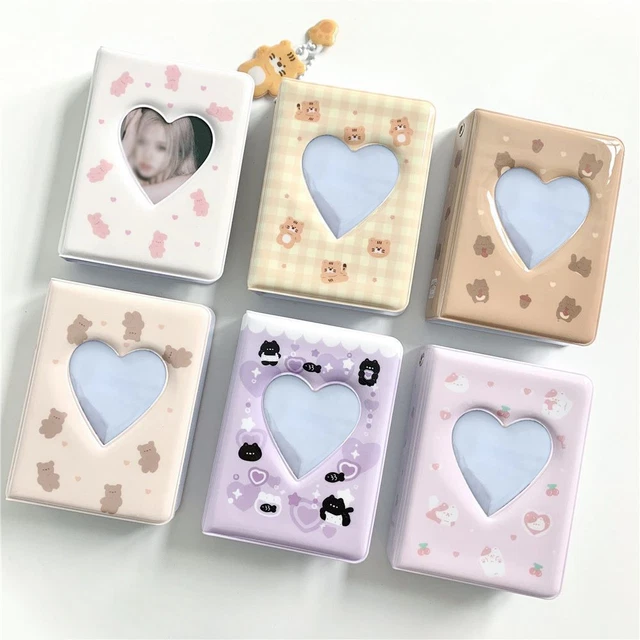 Estuche de almacenamiento de imágenes con soporte para tarjetas de fotos de amor para Polaroid de 3 pulgadas