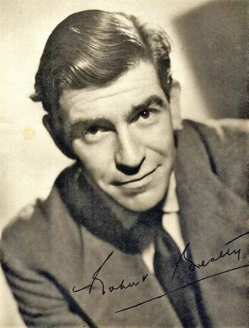 ROBERT BEATTY Signed Photograph - Film Star Actor - reprint
