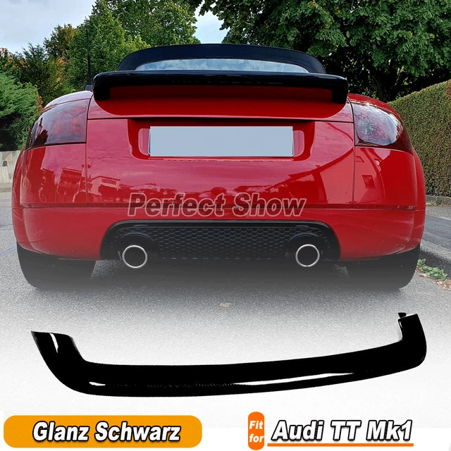 Voor Audi TT Mk1 8N Cupra Frontbumper Spoiler Lip Body Kit - Zwart (3 Stuks)