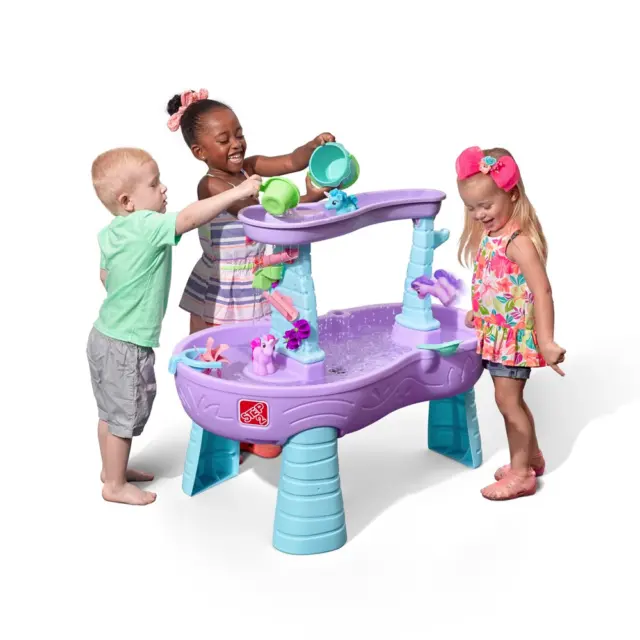 Step2 Rain Showers & Unicorns Water Table  Toys for Kids Waterfall