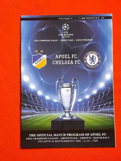 Apoel FC v Chelsea FC, Champions League  Group D   30th September 2009