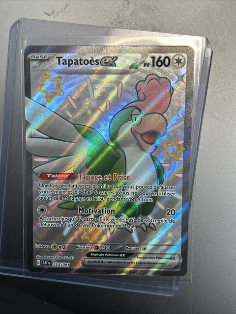 Coffret De 10 Cartes Pokémon Tapatoès Ex 75/091 - Ultraboost X Écarlate Et Violet 4.5 - Destinées De Paldea Françaises