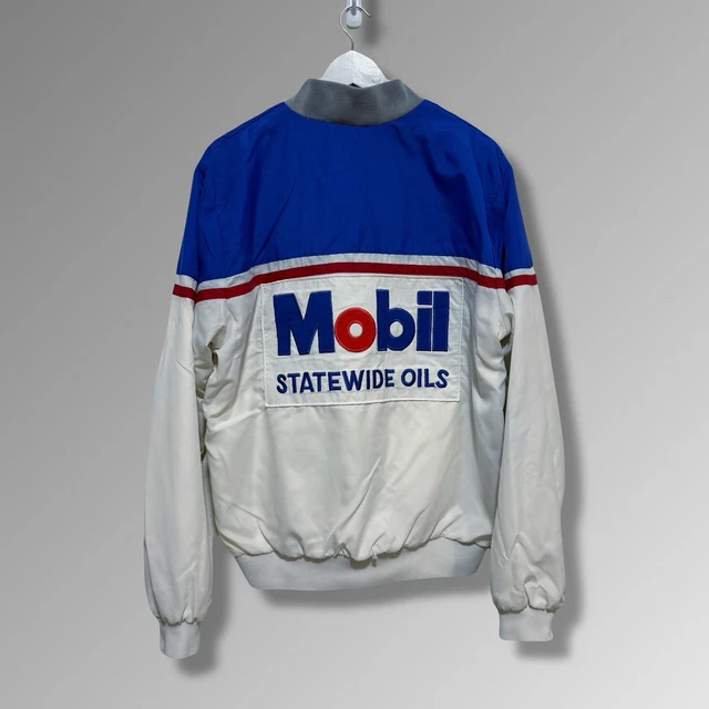 VINTAGE 1980S MOBIL Statewide Oils Racing Jacket HDT Provenance – Men’s ...