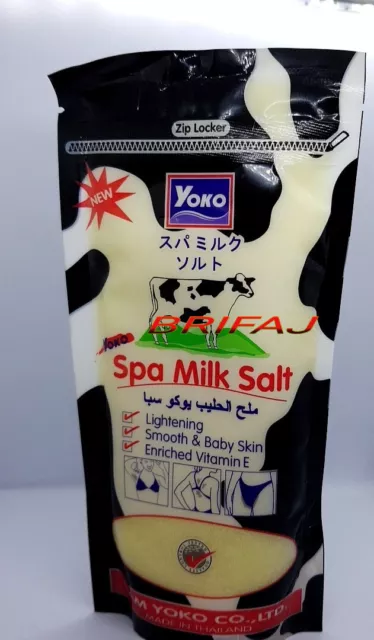 YOKO Yogurt Spa Salt Whitening Moisturizing Exfoliating Body Scrub 300g