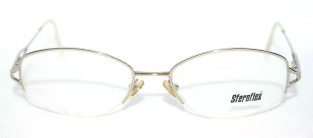 Montura Gafas de Vista Mujer Vintage Marcos Metal para sferoflex Neutral 3