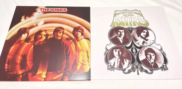 The Kinks - VINYL RECORD LP BUNDLE - "Village Green" & "Something Else"