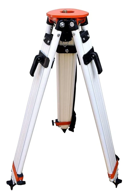 Aluminium Tripod Stand for Auto Level Double Locking System Multicolor