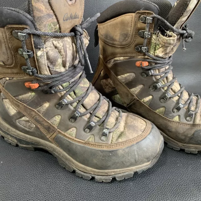 CABELA'S INSTINCT GORE-TEX Hunting Boots Primaloft 400 Gram Camouflage ...