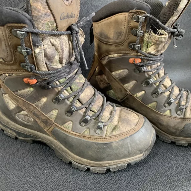 CABELA S INSTINCT LOCKDOWN Men 13 D Insulated High Top Boots w Built In Gaiters 169.95 PicClick