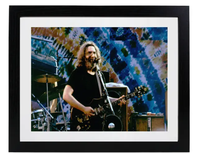 JERRY GARCIA Guitarist Grateful Dead Rock Band Matted & Framed Picture Photo