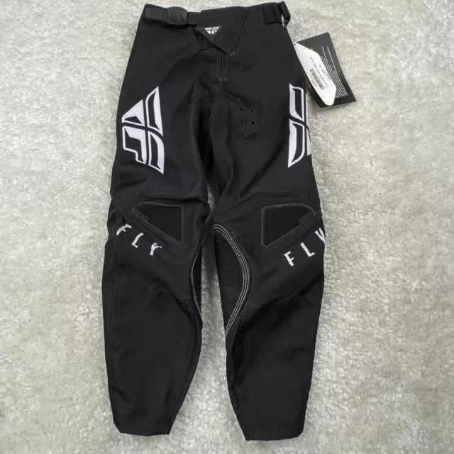 Fly Racing Pants Youth 18 Black Kinetic Dirtbike Riding Gear MX Motocross k121