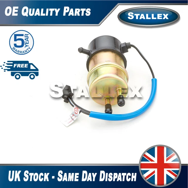 STALLEX ELECTRICAL FUEL Pump Outside Tank 12V Inlet Outlet 6MM Pipes ...