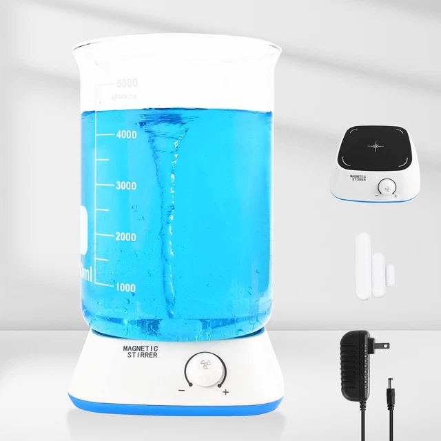 1.3gal Mini Magnetic Stirrer, Large Magnetic Stir Plate 3000rpm, Port...