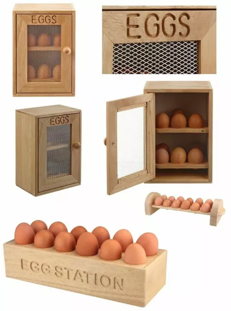 Egg Holder Holds 12 Eggs Storage Kitchen Stand Rack Egg Station Cupboard Cabinat 3