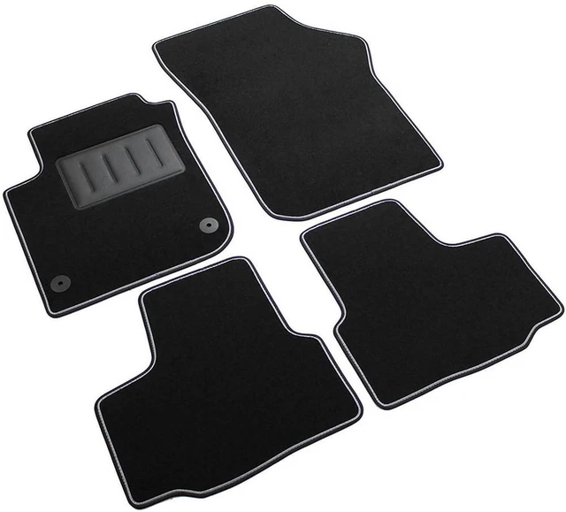 Set 4 Matten Auto Seat Mii Von 2012 Teppichboden Schwarz Anti-rutsch Sprint04010