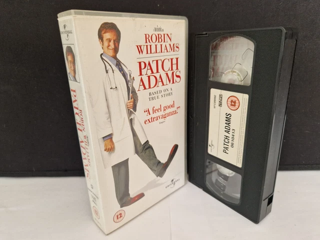 PATCH ADAMS - Robin Williams - PAL VHS Video Tape (A84) £2.99 - PicClick UK