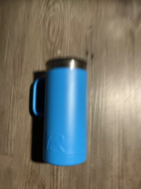 RTIC 16 oz Travel Coffee Cup Mug Tumbler Stainless Steel Vacuum Insulated Blue