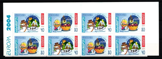 Georgien Markenheftchen mit 482-483 postfrisch Cept 2004 #JB500