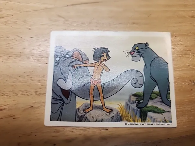 Classic Disney Kipling's Jungle Book Vintage Nabisco Weeties  Movie  Card # 8