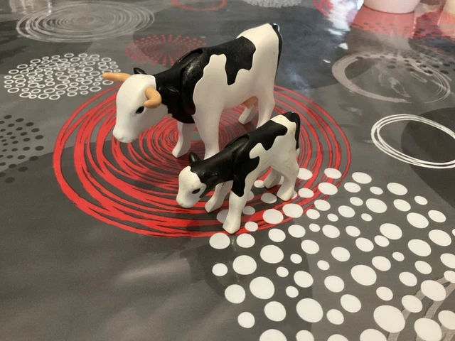 bruder 02308 - Vache de couleur brune, assortie, 1:16 taureau, veau, bSuf, animal, ferme, agriculture