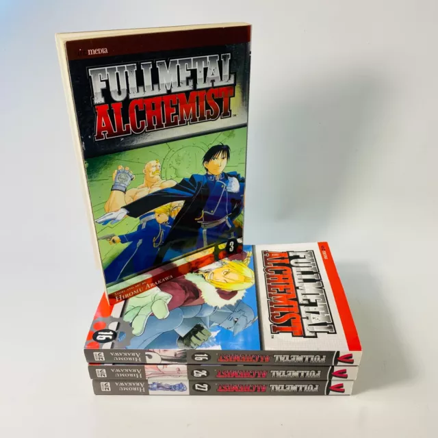 Full Metal Alchemist Bundle of 4 Manga Collection Bulk Lot - Vol 3, 16, 26 & 27