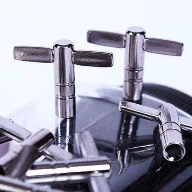 Drum Tuning Key Adjustment Wrench Silver Metal Percussion F5X3 A7Z8 M8W3