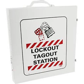 Lockout Tagout Station - Cabinet National Marker Company LOC 088748110037 Steel
