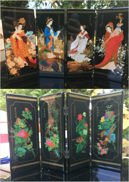 Small Traditional Chinese Screens home decor tabletop decoration