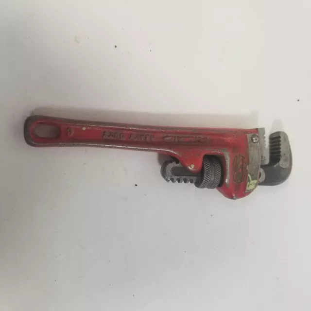 Llave de tubería recta vintage Ridgid 6 de alta resistencia Elyria Ohio EE. UU.