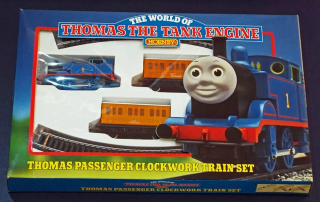 HORNBY 'THE WORLD OF THOMAS THE TANK ENGINE' Clockwork TRAIN SET (ca ...