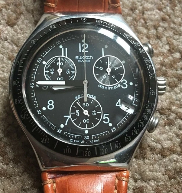 SWATCH IRONY CHRONO Dark Phoenix Ycs429 EUR 53,60 PicClick FR