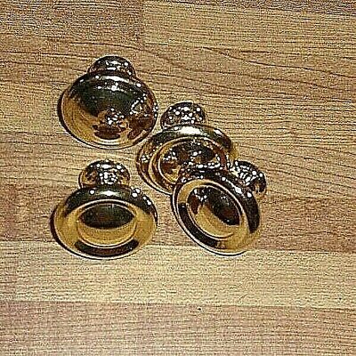 2 SETS VINTAGE REPLACEMENTS  BRASS DRAWER PULLs 1 7/8" DIAMETER  84-D