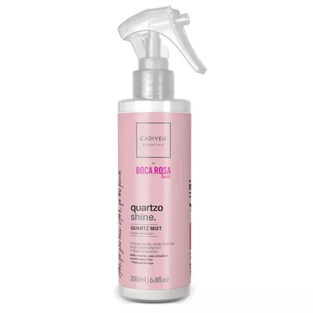 Cadiveu BOCA ROSA quartzo shine Essentials Spray Quartz Mist Anti Frizz Vegan