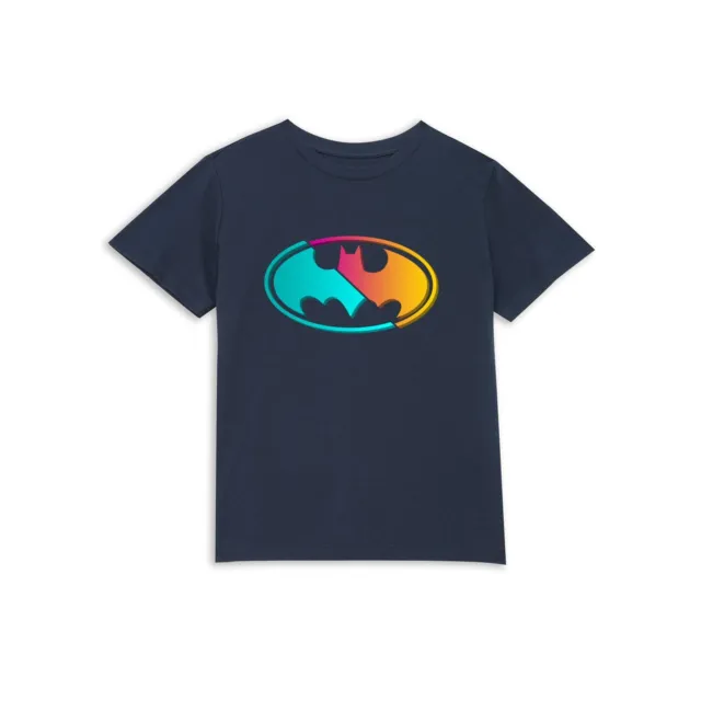 Official DC Comics Justice League Neon Batman Kids' T-Shirt