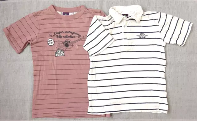 Lot vêtements garçon 1 t-shirt 1 polo "SERGENT MAJOR" Taille 10 ans