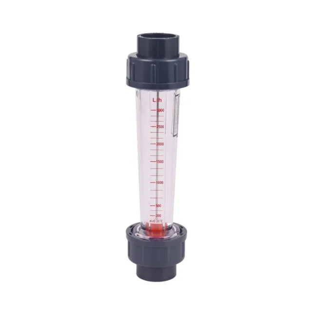 LZS-25 Flow Meter Plastic Tube Type 300-3000L/H Water Rotameter Liquid Flowmeter