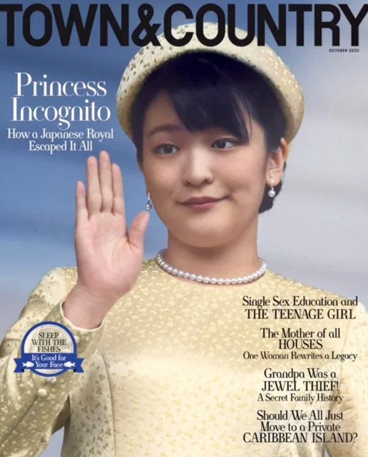 TOWN & COUNTRY Magazine - October 2025 - Mako Komuro - Princess