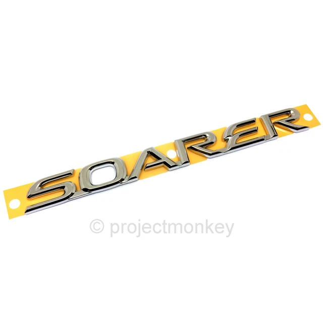 JDM Toyota 01-10 Lexus SC430 Soarer UZZ40 Rear "Soarer" Emblem Badge Genuine OEM