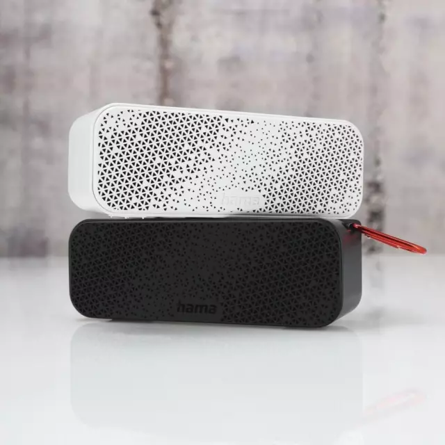 Hama PowerBrick Bluetooth Lautsprecher laut Stereo Sound 10H Play IPX4