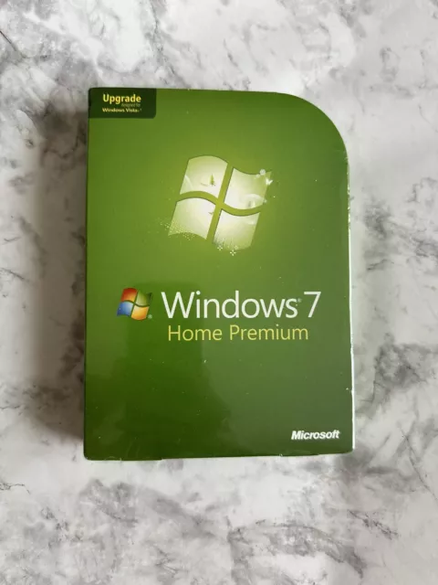 Microsoft Windows 7 Home Premium Full English 32 & 64 Bit DVDs *ORIGINAL SEAL*