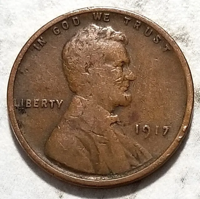 1917 P Philadelphia U.S. Lincoln Wheat Penny Free S&H BIN272