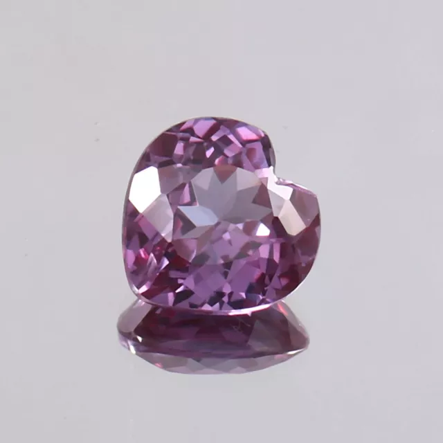 AAA Natural Flawless Brazilian Alexandrite Loose Heart Gemstone Cut 8x8MM-4.90CT