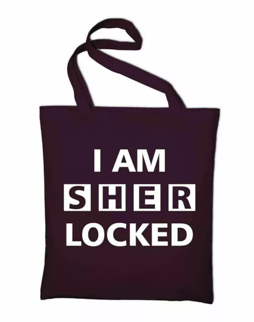 I Am Sherlocked Jute Bag Sherlock Holmes Pouch Cloth Bag Cotton Bag 2