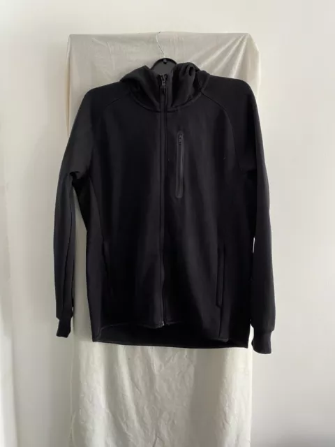 UNIQLO schwarz Hoodie mit durchgehendem Reißverschluss Größe L