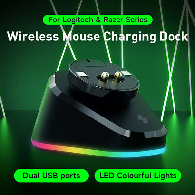 Wireless Mouse Charger for Logitech G Pro X Superlight/G502 Lightspeed/G703/G903