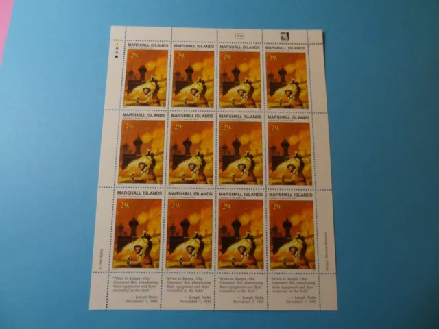 MH Marshall Islands * SC 472 WWII Liberation of Smolensk * MNH Sheet 12 *  W62