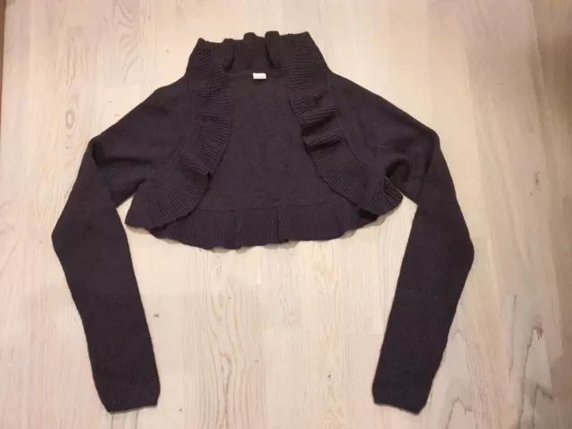 3Suisses Strickbolero Bolero 38 M Strickjacke Lila Dunkellila