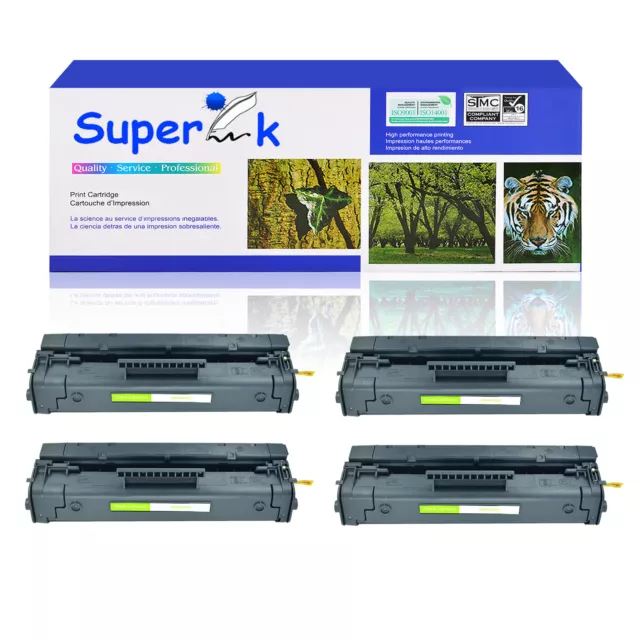 4PK High Yield C4092A 92A Toner Cartridge For HP LaserJet 1100se 1100xi 3200