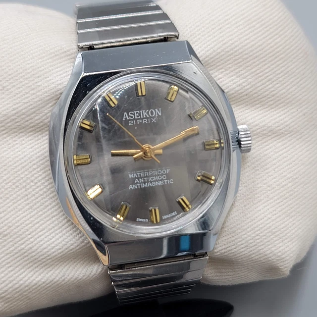 Montre vintage aseikon mécanique a réparer - Montres & Bijoux