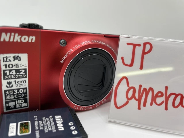 Nikon COOLPIX S8000 レッド 10倍ズーム　ジャンク品 Nikon COOLPIX S8000 レッド 10倍ズーム ジャンク品 - メルカリ
